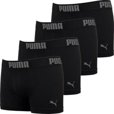 Imagem de Kit 4 Cuecas Boxer Puma Masculina Box Poliamida Cueca Sem Costura Conf