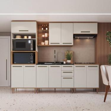 Imagem de Cozinha Modulada Completa 5 Peças com Torre Quente para 2 Fornos Isabe