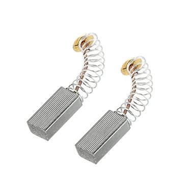 Imagem de Escovas de carvão 0,51 x 0,24 x 2,05 polegadas para motores elétricos, ferramenta elétrica, moedor angular, serra de mesa, reparo de peças sobressalentes, pacote com 2