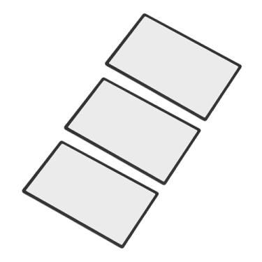 Imagem de Cryfokt Compensação Superior da Lente da Tela Superior Proteção Plástica, Console LCD Subsídio de Substituição de Roteiro Fácil de Instalar para Reparo (Preto)