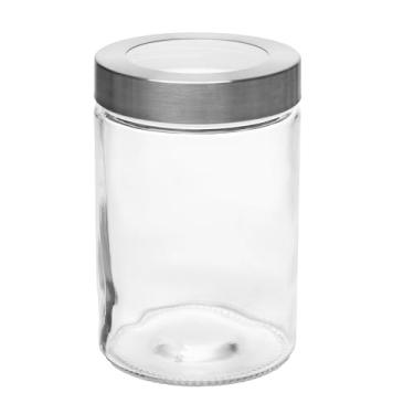 Imagem de LYOR - Pote com Tampa Prata com Visor Acrilíco 1,290L Vidro