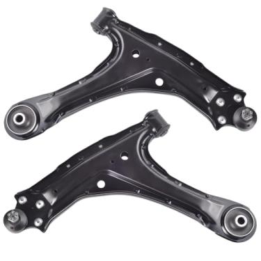 Imagem de CUGANO Conjunto De 2 Peças Braço Controle Inferior Dianteiro E Junta Esférica Compatível Com Oldsmobile Alero Cutlass 1999-2004, Pontiac Grand 1999-2005, Chevrolet Classic 2004-2005 Malibu 1997-2003