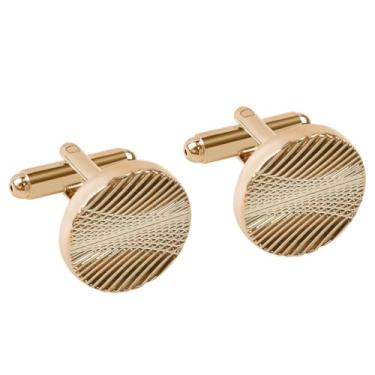 Imagem de Abotoaduras para homens camisa francesa exclusiva punho formal negócios camisas smoking presente de casamento negócios, One Size, Metal, Sem Pedra Preciosa