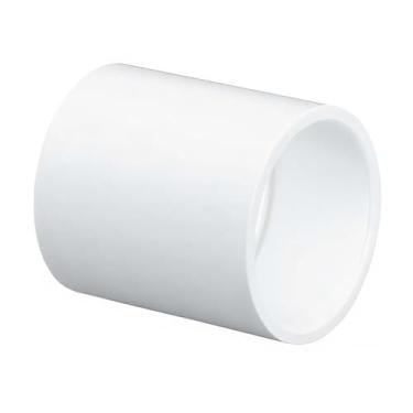 Imagem de Encaixe de acoplamento de PVC de 1/2 polegada, soquete deslizante branco 40 x conector de soquete deslizante para linha de água, encanamento, irrigação e sistemas de tubulação de esgoto doméstico