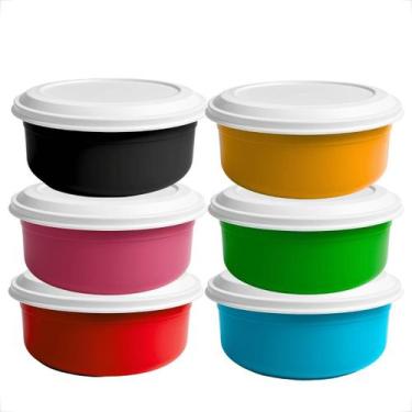 Imagem de Kit 3 Potes Saladeira Redonda 28x10cm Geladeira Organizador Alimentos 