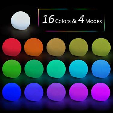 Imagem de RGB LED Ball Light Lâmpada de Controle Remoto à Prova D'água para Decoração de Quarto de Festa de Natal e Halloween