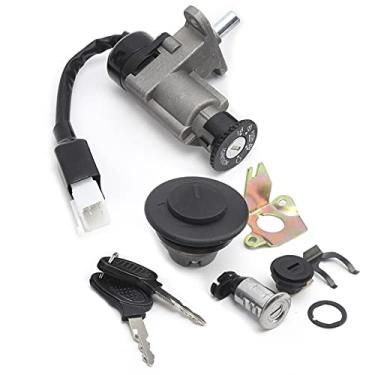 Imagem de Conjunto de Interruptor de Ignição, Scooter a Gás de 4 Fios, 50cc, 150cc, GY6, Fechadura Com Chave de Ciclomotor Resistente