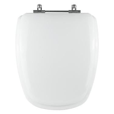 Imagem de Tampa De Vaso Almofadada Monte Carlo Branco Para Bacia Deca 6lpf