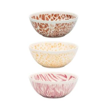 Imagem de Conjunto De Cumbucas 03 Peças Zoo 600 Ml Oxford