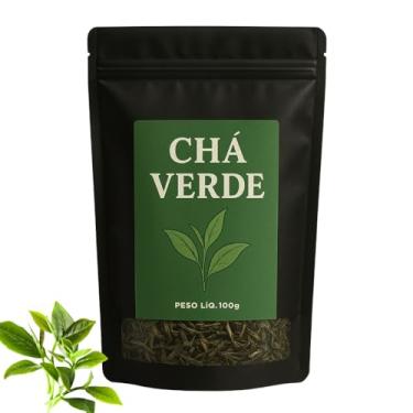 Imagem de Chá Verde Natural Folhas Premium Antioxidante Detox Emagrecimento Saúde Bem Estar 200gr