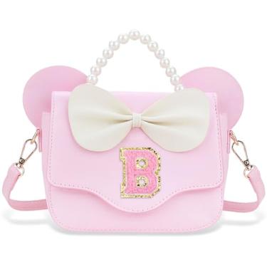 Imagem de Luchike Presentes de aniversário para meninas – Bolsa tiracolo infantil para princesas, presentes de Natal, Rosa - P