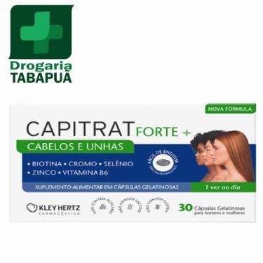 Imagem de Capitrat 30 Cápsulas Gel Original Antiqueda Fortalecedor - Hertz