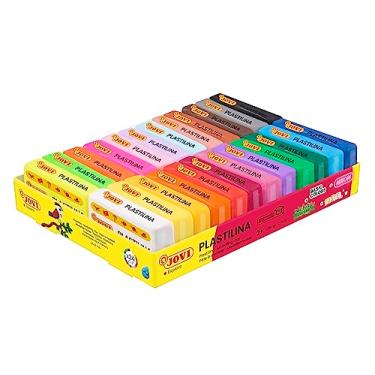 Imagem de Jovi - Plasticina – Estojo com 24 comprimidos de 50 g, cores sortidas, sem glúten (P70/24)