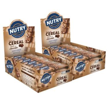 Imagem de 2x Barra de Cereais Nutry Bolo de Chocolate 24 Unidades 22g, Bolo de C