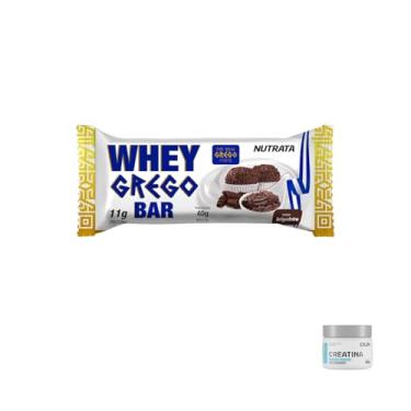 Imagem de Kit Whey Grego Bar Brigadeiro + Creatina Monohidratada DUX 100g