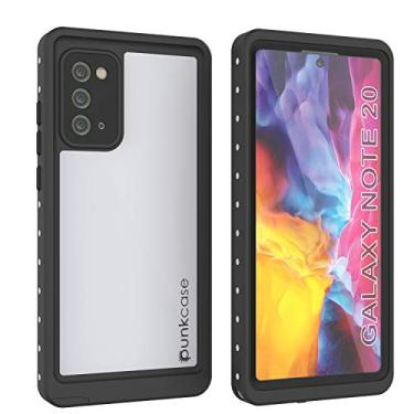 Imagem de Capa à prova d'água Punkcase Note 20 [série StudStar] [ajuste slim] [certificação IP68] [à prova de choque] [à prova de suja] [à prova de neve] Capa protetora para Samsung Galaxy Note 20 (6,5 polegadas) (2020) [branca]