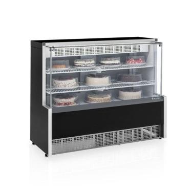 Imagem de Vitrine Refrigerada Dupla Função Gelopar 1,40 m Preto 127V GPEA-140R