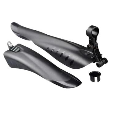 Imagem de Conjunto de 2 paralamas dianteiro/traseiro para bicicleta de montanha, capa protetora resistente ao desgaste, equipamento de ciclismo.