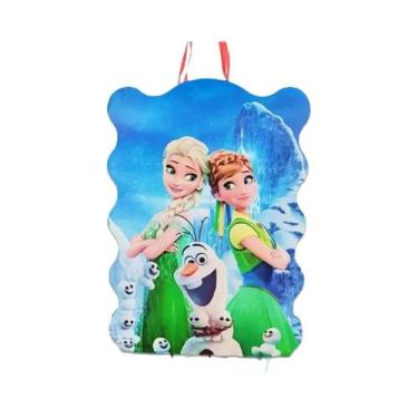 Imagem de Pinata Frozen Elsa Anna Tema Desenho Animado Decoração de Aniversário 