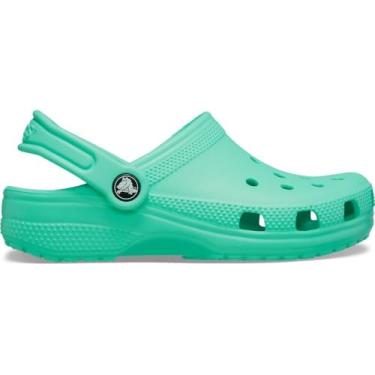 Imagem de Crocs Tamancos clássicos para bebês e meninas (infantil), Lagoa, 12 Little Kid