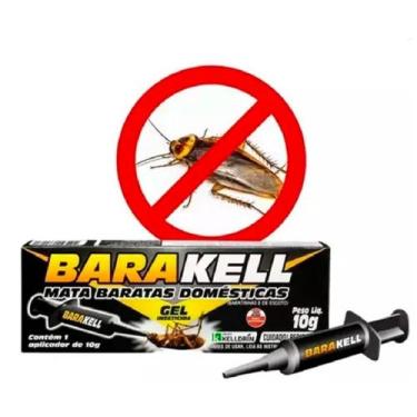 Imagem de Mata Barata Barakell Gel Kelldrin 10g  Gel Inseticida Mata Baratas Ráp