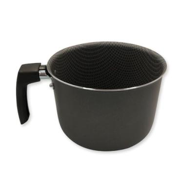 Imagem de Fervedor Leitera, Alumínio com Baquelite, Cinza, 14cm Diâmetro, 1,5L, Antiaderente, Cabo Antiaquecimento