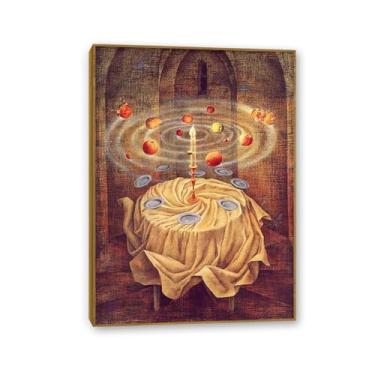 Imagem de Zeichn8u Remedios Varo Canvas Still life Resliciting Posters Wall Art Surrealism Home Decor Remedios Varo Art Prints Pinturas Sala de Estar Quarto Presente Decoração de Parede 42x30cm (43.2x30.5 cm