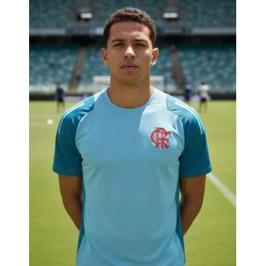 Imagem de Camisa Flamengo 25/26 Masculina Torcedor Mengão - Oferta, Azul celeste