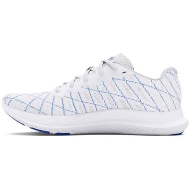 Imagem de Under Armour Charged Breeze 2 Tênis de corrida feminino, (106) Branco/Azul Horizonte/Azul Tecnológico, 35