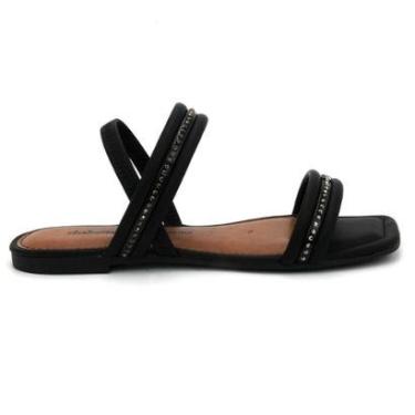 Imagem de Sandalia Dakota Feminino Y8401 Baixa Confortavel Rasteira Brilho-Feminino
