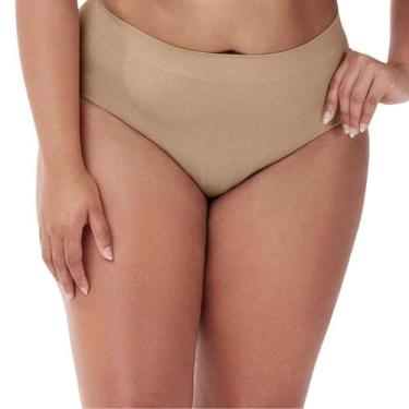 Imagem de Calcinha Plus Size Clássica Cós Alto Zee Rucci, G1, Chocolate