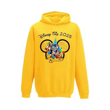 Imagem de Moletom Unissex Disney Family Vacation 2025  Blusão Disney Trip 2025 O