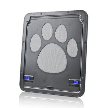 Imagem de Furry Friend Pet Door - Porta para Gato e Cachorro de Instalação Fácil com Tela Passagem Portão Pets Suporta Entrada Saída Independente Ventilação Proteção contra Mosquitos Ajusta-se a Telas Portas Ma