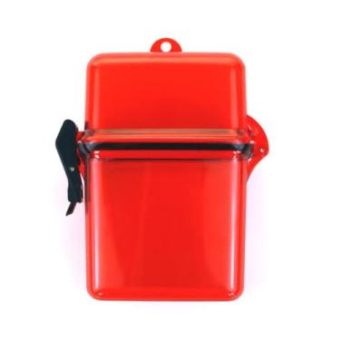 Imagem de Selo de Mergulho 3 Cores Plástico Seco Transparente Impermeável Caixa de Vedação Vermelho Armazenamento Seguro para Praia, Piscina e Viagens