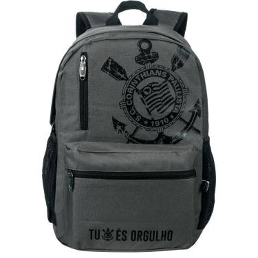 Imagem de Mochila Futebol Esportiva Escolar Corinthians Poderoso Timão Oficial