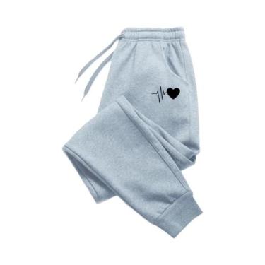 Imagem de Calças De Moletom Femininas Versáteis E Confortáveis, Joggers Casuais 