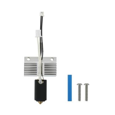 Imagem de Kit hotend de 20v 80w, compatível com elegoo netune 4 plus/4 max, cabeça de extrusora de haste de aquecimento de cerâmica cabeça de impressão de impressora 3d(Hotend With Heatsink,3 pcs)