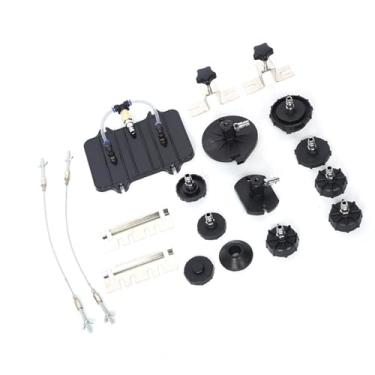 Imagem de Mingzhe Adaptador de Sangrador de Freio de Ar Comprimido de Conexão Rápida, Conjunto de Adaptador de Aço de 13 Unidades, Adequado para a Maioria Dos Veículos Com Adaptadores E20, Feito