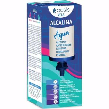 Imagem de Vela Oasis Alcalina Magnésio para Filtro de Barro | Carvão Ativado + Prata Coloidal | Refil Universal para Filtros por Gravidade | Reduz Cloro, Odores e Impurezas
