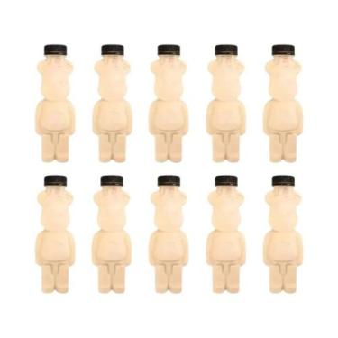 Imagem de Garrafa De Água Transparente Portátil De 500ml Com Desenho De Urso Fof