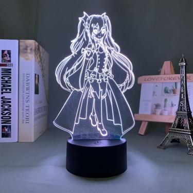 Imagem de Luz noturna LED 3D Seraphs Of Ends Kruls Tepes Color Changing