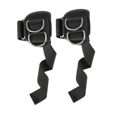 Imagem de Generic Conjunto de 2 faixas de levantamento de peso, resistentes e com suporte para as mãos, ideais para levantamento musculação.