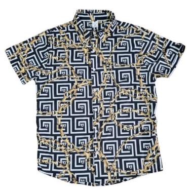 Imagem de Camisa Praia Corrente de Ouro Pierry Lohan - CS04, Preto, P