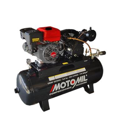 Imagem de Compressor de Ar a Gasolina 20 Pés 8,5hp 200 Litros com Motor