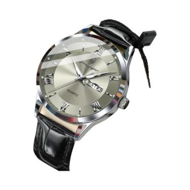 Imagem de Relógio De Pulso Masculino À Prova D'Água Com Luz, Relógio De Quartzo 