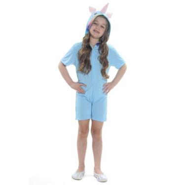 Imagem de Fantasia Unicórnio Azul Infantil Curto - Diversos, UNICA, M