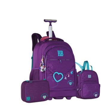 Imagem de Mochila Rodas Estojo Box Rebecca Bonbon Lancheira Térmica