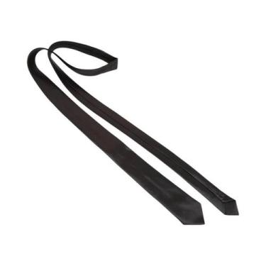 Imagem de Gravata Masculina Slim Formal Lisa Colorida Pré-amarrada Para Casament