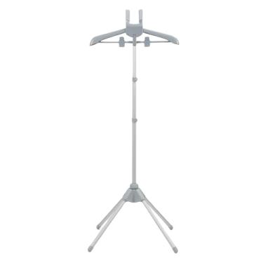 Imagem de Aqur2020 Suporte Dobrável para Roupas de Engomar, Suporte para Roupas de Altura Ajustável Com Construção Em ABS para Pendurar e Passar, de Guarda-roupa Portátil para Uso Doméstico (Tipo 2)