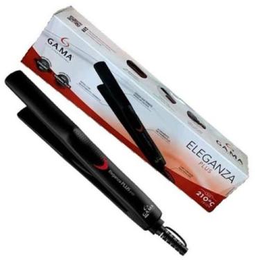 Imagem de Prancha Chapinha Cabelo Liso Gama Eleganza Plus - GA.MA Italy, Preto, 